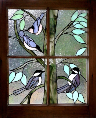 Four Panel Birds